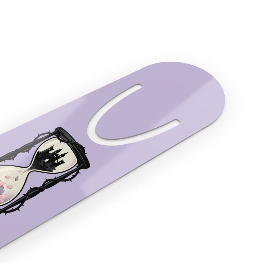 Hourglass Ruins Bookmark — 'I'd Gladly Watch My Empire Crumble' Gothic Literary Bookmark