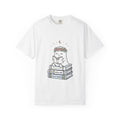 Reading Ghost with Flower Crown T-shirt | Cute Booklover Tee