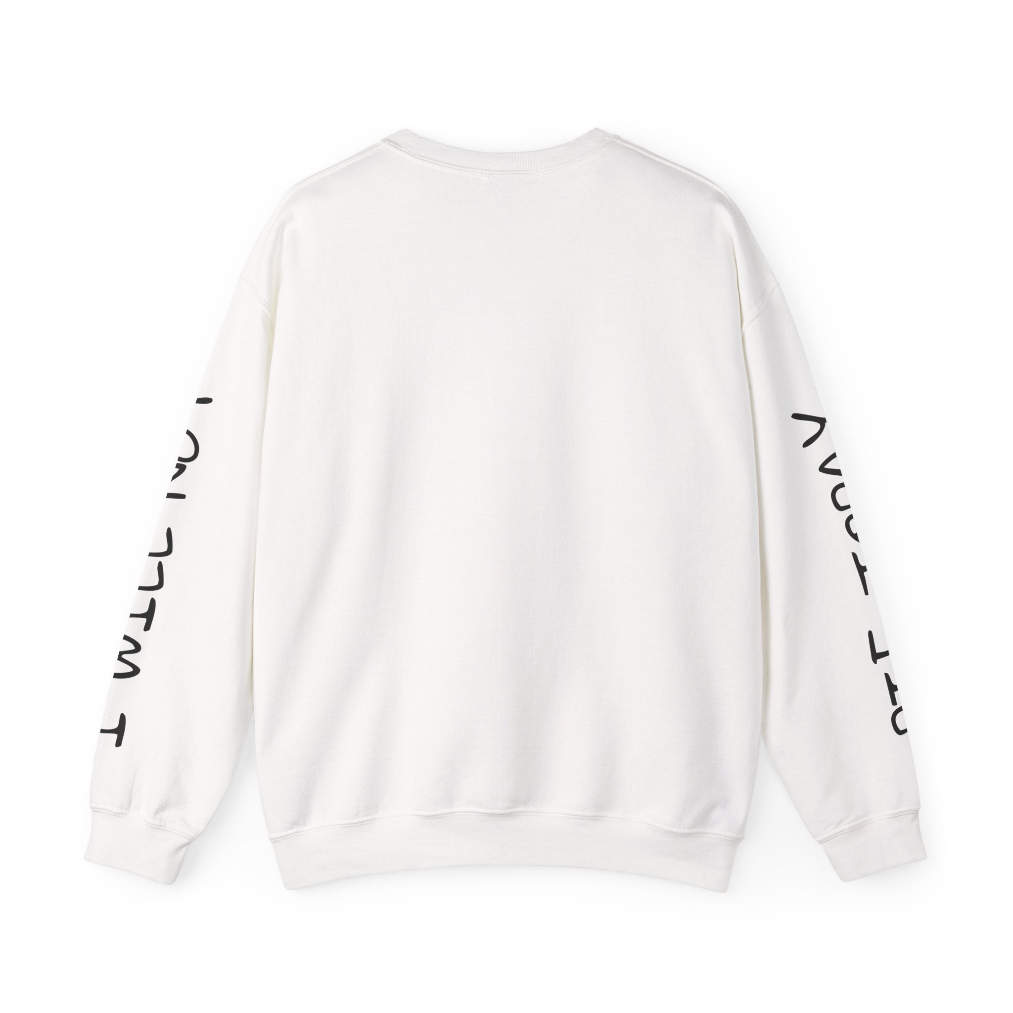 Fly or Die Crewneck Sweatshirt — Gothic Sword & Floral Heart Design