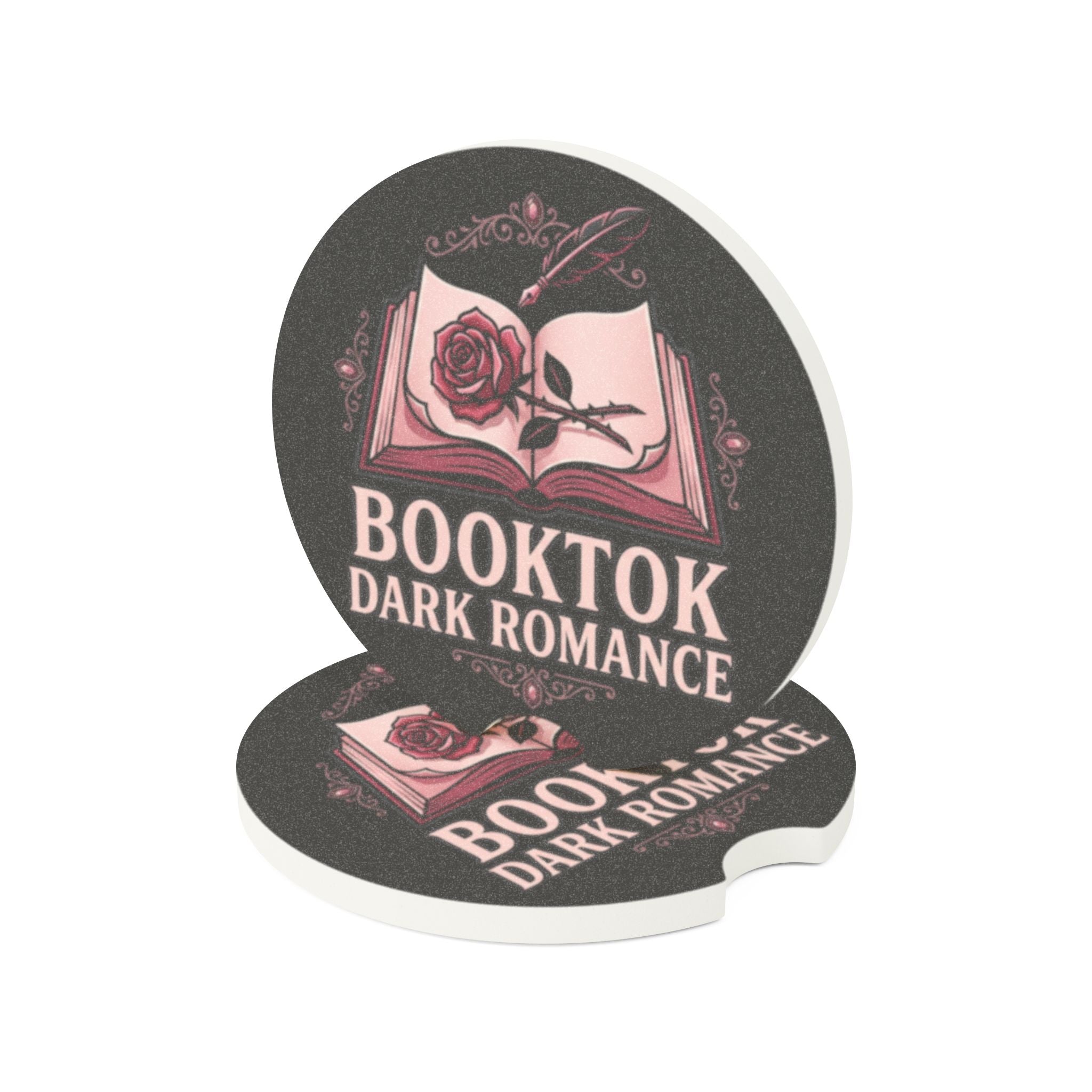 BookTok Dark Romance Soapstone Car Coaster