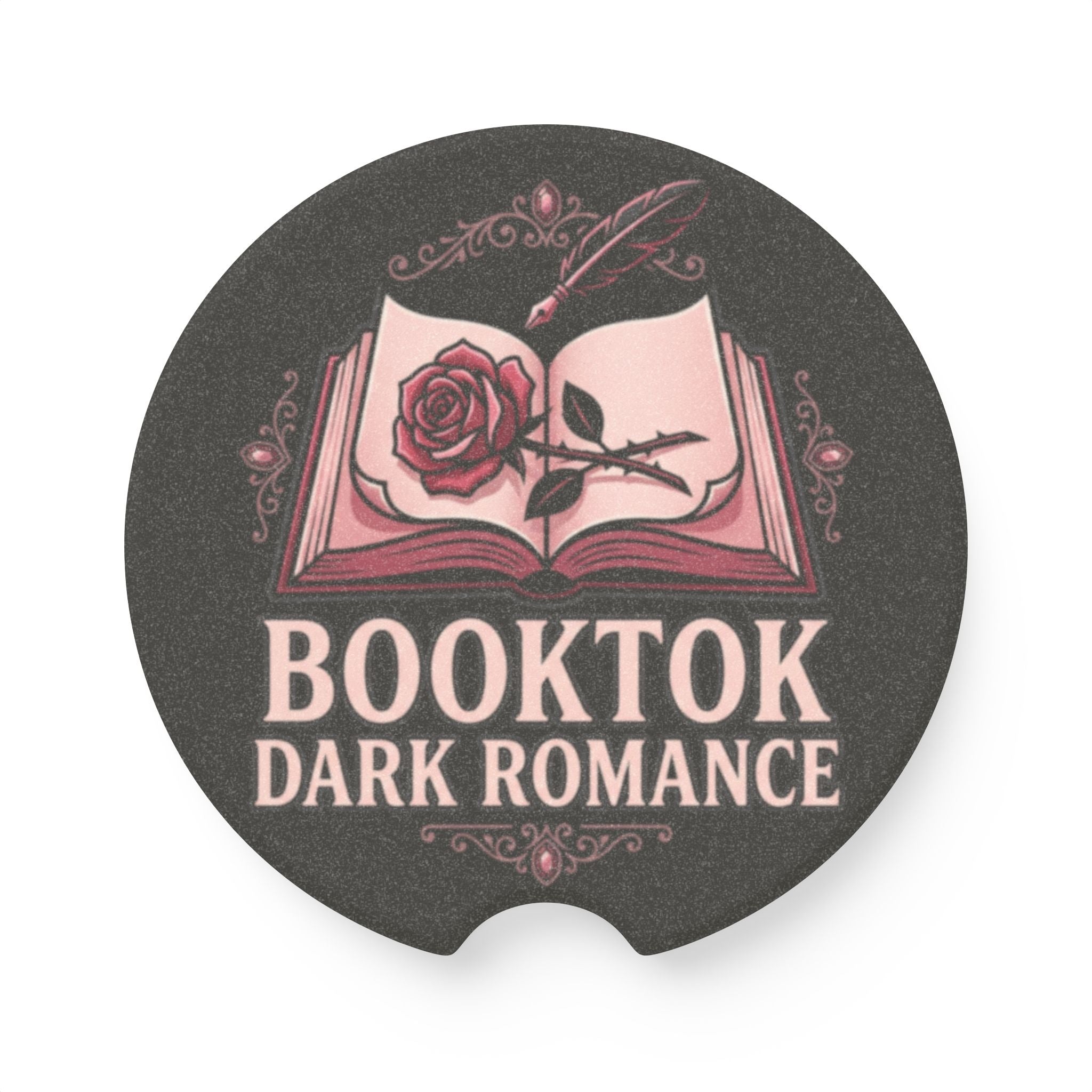 BookTok Dark Romance Soapstone Car Coaster
