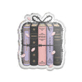 Book Stack Acrylic Pin — Pastel Gothic Books, Mythology & Journals Design