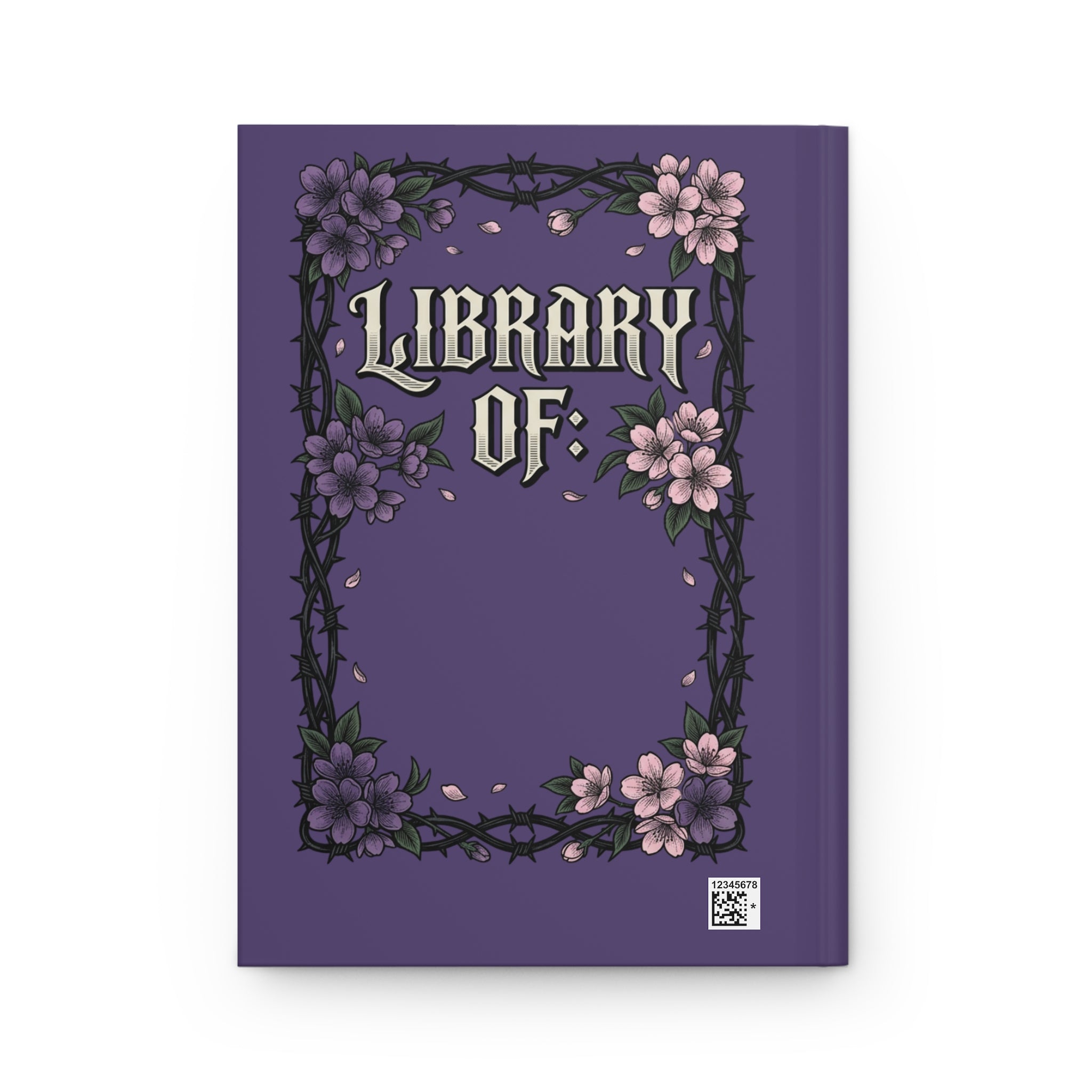 Hardcover Journal — "Touch Her & Die" Gothic Book Club Notebook (Library of...)