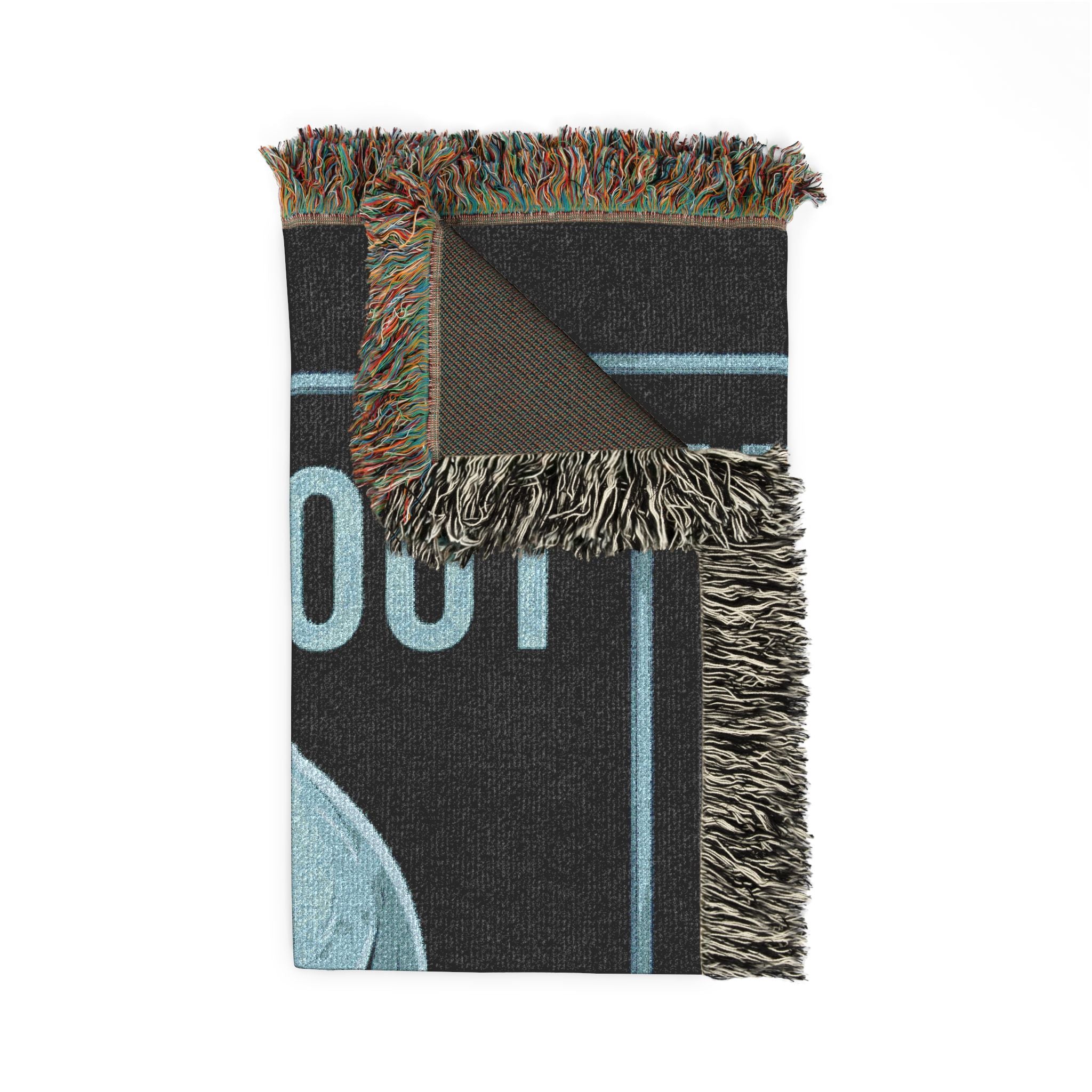 Skull 'Lights Out' Woven Throw Blanket