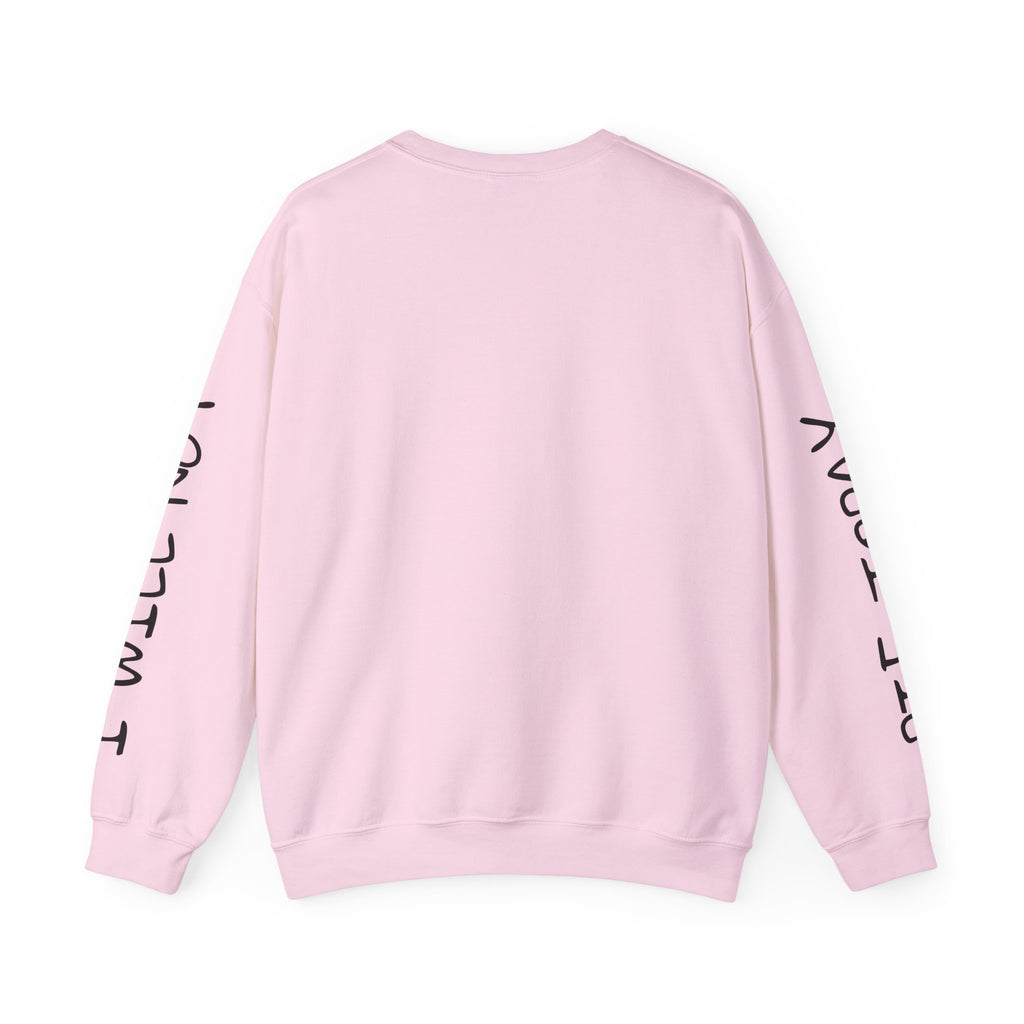 Fly or Die Crewneck Sweatshirt — Gothic Sword & Floral Heart Design